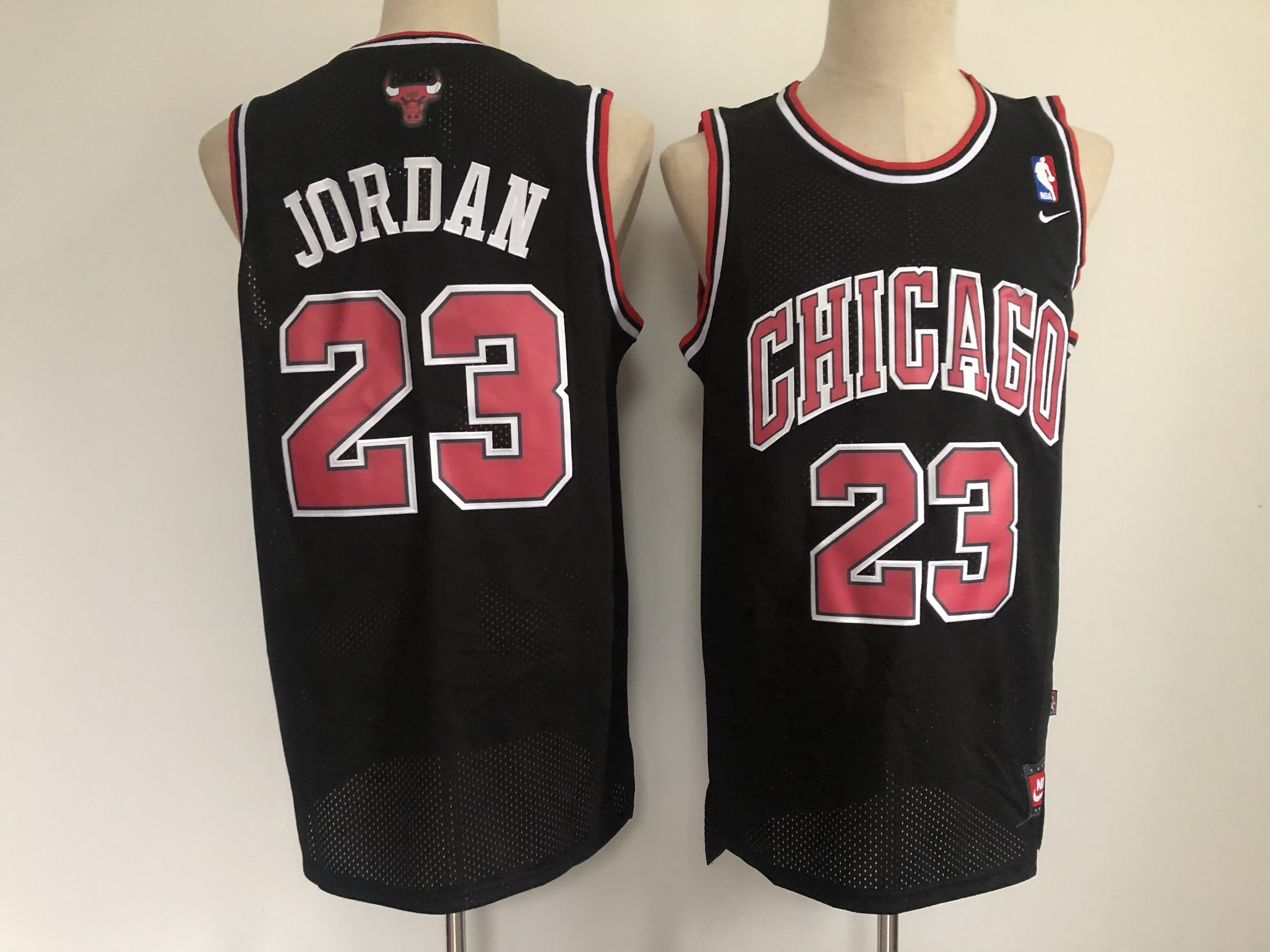 Men Chicago Bulls #23 Jordan Black Throwback 2021 Nike NBA Jersey->chicago bulls->NBA Jersey